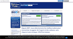 Desktop Screenshot of bons-plans-de-la-toile.com