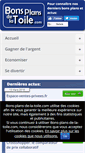 Mobile Screenshot of bons-plans-de-la-toile.com
